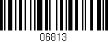 Código de barras (EAN, GTIN, SKU, ISBN): '06813'