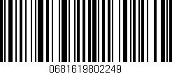 Código de barras (EAN, GTIN, SKU, ISBN): '0681619802249'