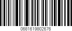 Código de barras (EAN, GTIN, SKU, ISBN): '0681619802676'