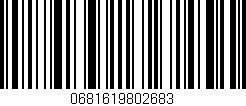 Código de barras (EAN, GTIN, SKU, ISBN): '0681619802683'