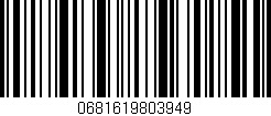 Código de barras (EAN, GTIN, SKU, ISBN): '0681619803949'