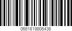 Código de barras (EAN, GTIN, SKU, ISBN): '0681619806438'