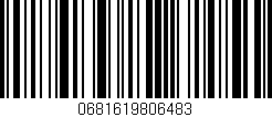 Código de barras (EAN, GTIN, SKU, ISBN): '0681619806483'