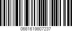 Código de barras (EAN, GTIN, SKU, ISBN): '0681619807237'