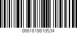 Código de barras (EAN, GTIN, SKU, ISBN): '0681619810534'
