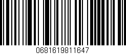 Código de barras (EAN, GTIN, SKU, ISBN): '0681619811647'