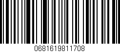 Código de barras (EAN, GTIN, SKU, ISBN): '0681619811708'