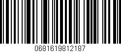 Código de barras (EAN, GTIN, SKU, ISBN): '0681619812187'
