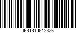 Código de barras (EAN, GTIN, SKU, ISBN): '0681619813825'