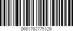 Código de barras (EAN, GTIN, SKU, ISBN): '0681782775128'
