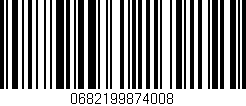 Código de barras (EAN, GTIN, SKU, ISBN): '0682199874008'
