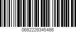 Código de barras (EAN, GTIN, SKU, ISBN): '0682228345486'