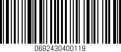 Código de barras (EAN, GTIN, SKU, ISBN): '0682430400119'