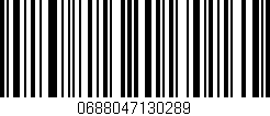 Código de barras (EAN, GTIN, SKU, ISBN): '0688047130289'