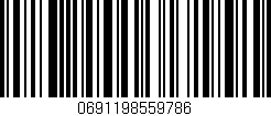Código de barras (EAN, GTIN, SKU, ISBN): '0691198559786'