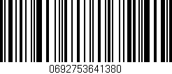 Código de barras (EAN, GTIN, SKU, ISBN): '0692753641380'