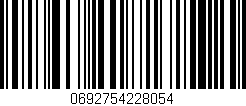 Código de barras (EAN, GTIN, SKU, ISBN): '0692754228054'