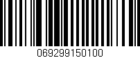 Código de barras (EAN, GTIN, SKU, ISBN): '069299150100'