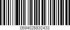 Código de barras (EAN, GTIN, SKU, ISBN): '0694026832433'