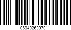 Código de barras (EAN, GTIN, SKU, ISBN): '0694026997811'