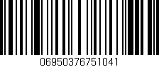 Código de barras (EAN, GTIN, SKU, ISBN): '06950376751041'