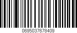 Código de barras (EAN, GTIN, SKU, ISBN): '0695037678409'
