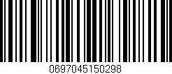 Código de barras (EAN, GTIN, SKU, ISBN): '0697045150298'