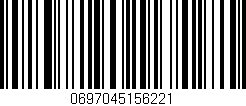 Código de barras (EAN, GTIN, SKU, ISBN): '0697045156221'