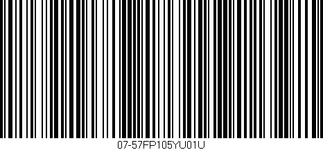 Código de barras (EAN, GTIN, SKU, ISBN): '07-57FP105YU01U'