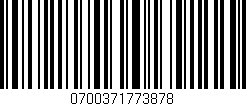 Código de barras (EAN, GTIN, SKU, ISBN): '0700371773878'