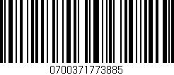 Código de barras (EAN, GTIN, SKU, ISBN): '0700371773885'