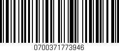 Código de barras (EAN, GTIN, SKU, ISBN): '0700371773946'