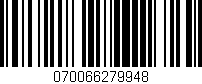 Código de barras (EAN, GTIN, SKU, ISBN): '070066279948'
