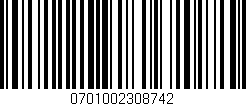 Código de barras (EAN, GTIN, SKU, ISBN): '0701002308742'