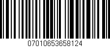 Código de barras (EAN, GTIN, SKU, ISBN): '07010653658124'