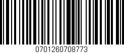 Código de barras (EAN, GTIN, SKU, ISBN): '0701260708773'