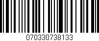 Código de barras (EAN, GTIN, SKU, ISBN): '070330738133'
