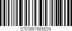 Código de barras (EAN, GTIN, SKU, ISBN): '0703987665834'