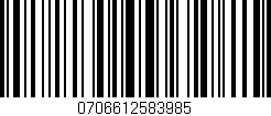 Código de barras (EAN, GTIN, SKU, ISBN): '0706612583985'