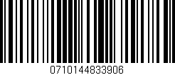 Código de barras (EAN, GTIN, SKU, ISBN): '0710144833906'