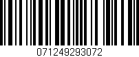 Código de barras (EAN, GTIN, SKU, ISBN): '071249293072'