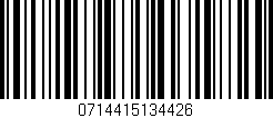 Código de barras (EAN, GTIN, SKU, ISBN): '0714415134426'