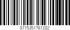 Código de barras (EAN, GTIN, SKU, ISBN): '0715351761202'