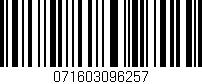 Código de barras (EAN, GTIN, SKU, ISBN): '071603096257'