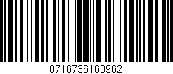 Código de barras (EAN, GTIN, SKU, ISBN): '0716736160962'