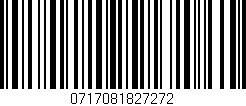 Código de barras (EAN, GTIN, SKU, ISBN): '0717081827272'