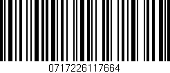 Código de barras (EAN, GTIN, SKU, ISBN): '0717226117664'