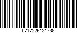 Código de barras (EAN, GTIN, SKU, ISBN): '0717226131738'