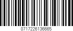 Código de barras (EAN, GTIN, SKU, ISBN): '0717226136665'