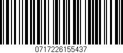Código de barras (EAN, GTIN, SKU, ISBN): '0717226155437'